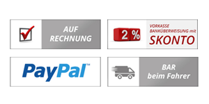 Zahlungsmöglichkeiten